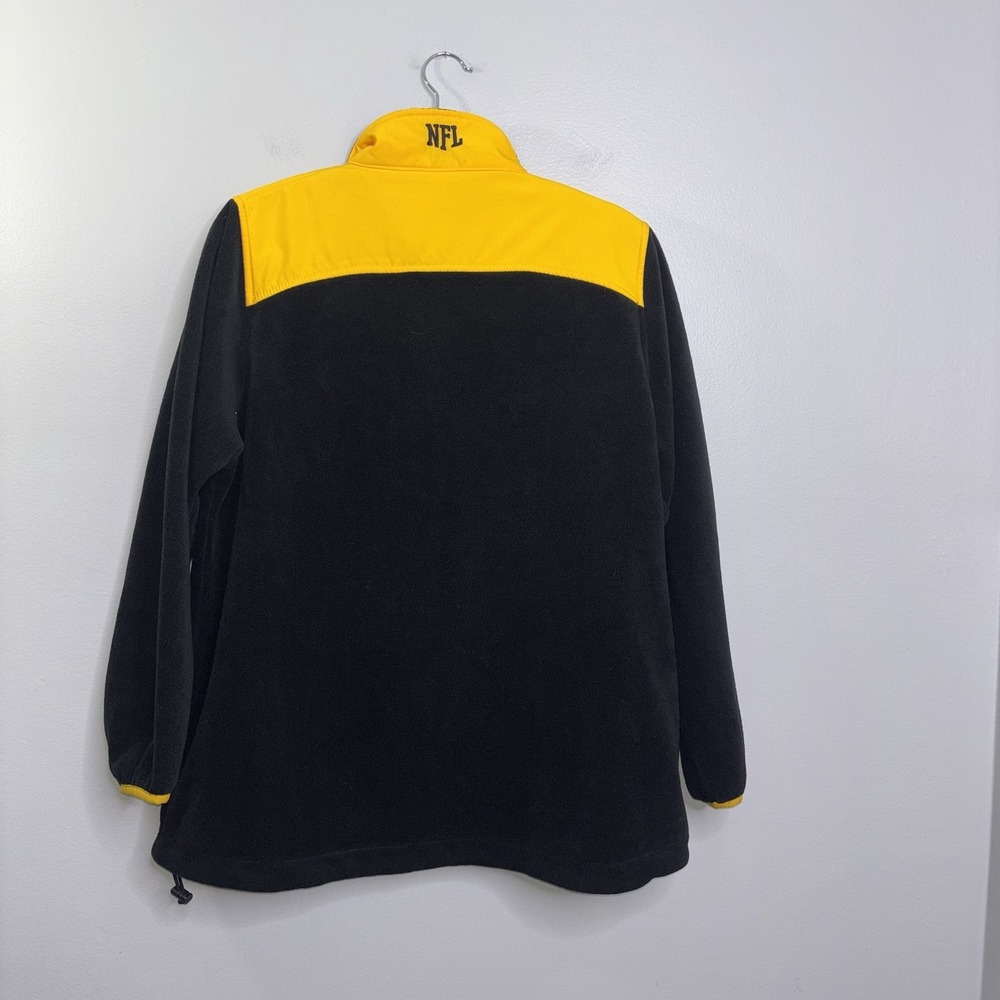 PITTSBURGH STEELERS NFL TEAM APPAREL FULL ZIP FLEECE JACKET Size Large - Picture 2 of 6